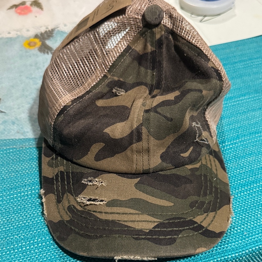 C.C Camouflage PonyCaps Hat